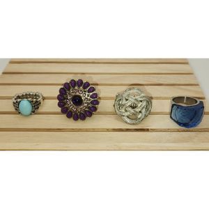 Statement Jewelry Rings Costume Jewelry Rings Varying Sizes